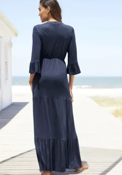 Vivance Maxikleid Nachtblau