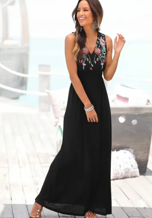 Online Buffalo Maxikleid Schwarz