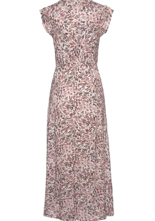 Discount Vivance Maxikleid Creme-Mauve Bedruckt