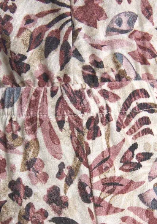 Discount Vivance Maxikleid Creme-Mauve Bedruckt