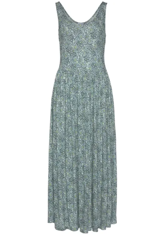 Best Vivance Midikleid Grun-Bedruckt