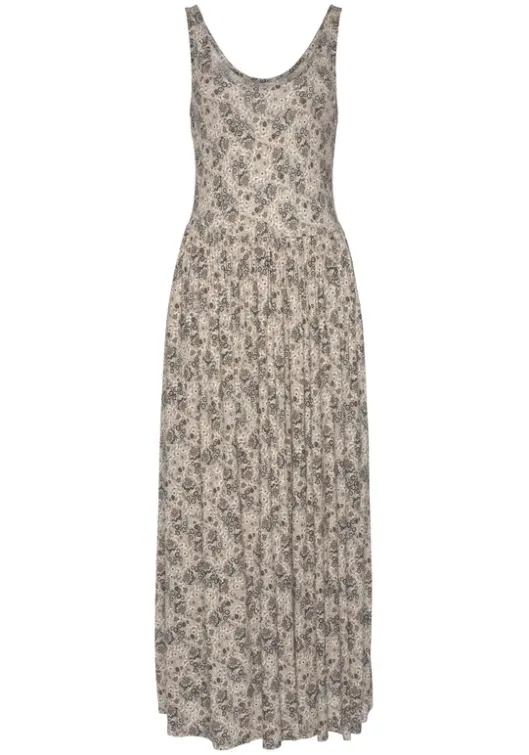 Discount Vivance Midikleid Beige-Bedruckt