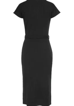 Outlet LASCANA Midikleid Schwarz