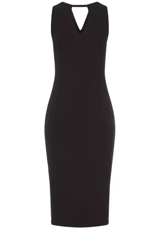 Outlet Buffalo Midikleid Schwarz