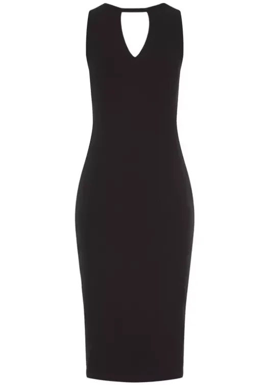 Outlet Buffalo Midikleid Schwarz