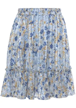 Hot LASCANA Minirock Blau Bedruckt
