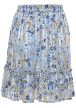 Hot LASCANA Minirock Blau Bedruckt