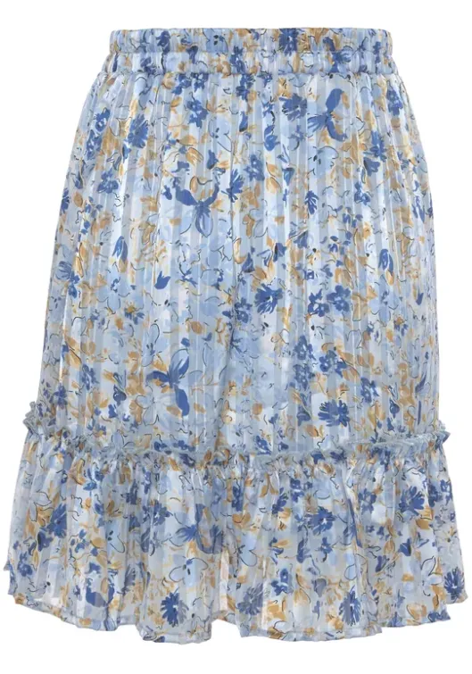 Hot LASCANA Minirock Blau Bedruckt