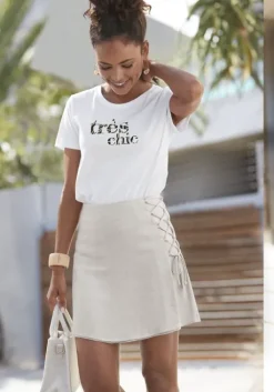 Discount LASCANA Minirock Sand