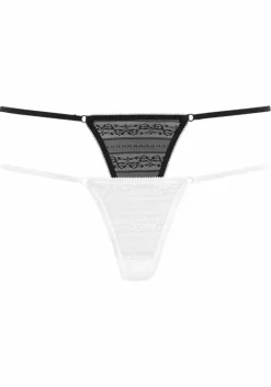 Best LASCANA Ministring Schwarz+Weis