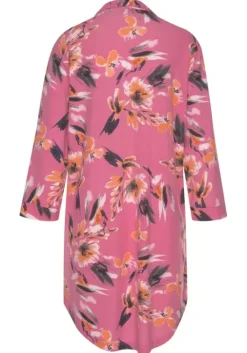 Clearance s.Oliver Nachthemd Pink-Allover-Bedruckt