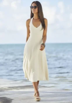 Clearance LASCANA Neckholderkleid Sand