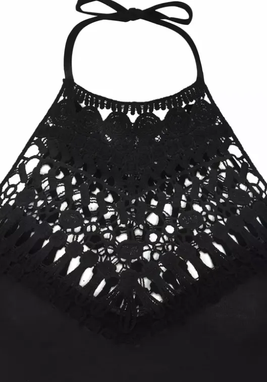 Sale LASCANA Neckholderkleid Schwarz