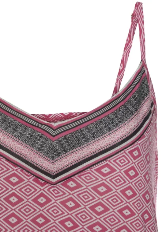 Clearance Vivance Dreams Neglige Pink Gemustert