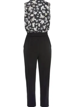 Sale LASCANA Overall Schwarz-Beige-Bedruckt