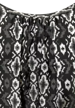 Sale LASCANA Oversize-Tankini Schwarz-Bedruckt