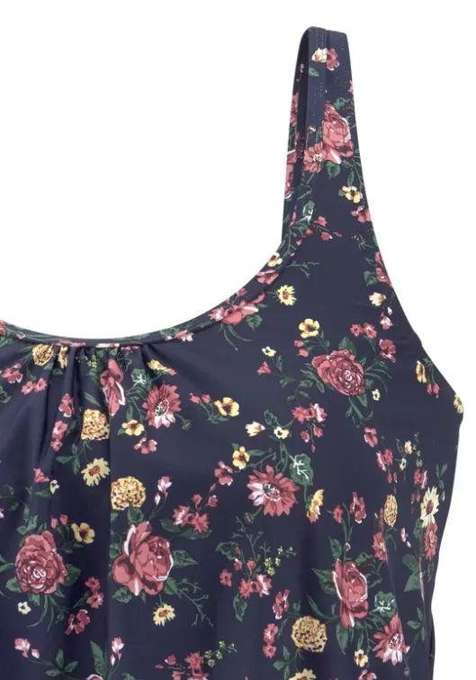 Clearance LASCANA Oversize-Tankini"Anika" Marine Bedruckt