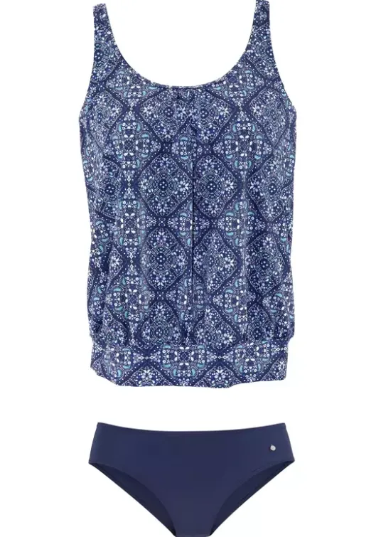 Online s.Oliver Oversize-Tankini"Navajo" Marine-Bedruckt