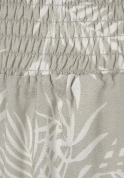 Online LASCANA Palazzohose Schilfgrun-Creme Bedruckt