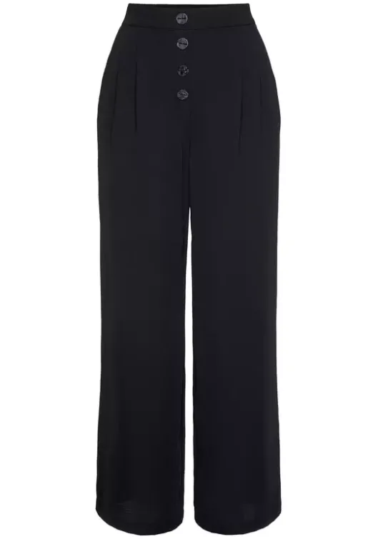 New LASCANA Palazzohose Schwarz
