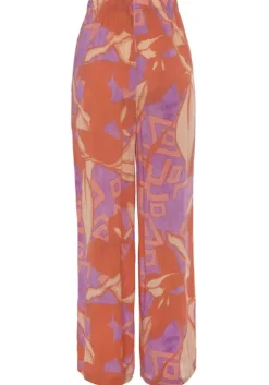 LASCANA Palazzohose Orange-Pink Bedruckt
