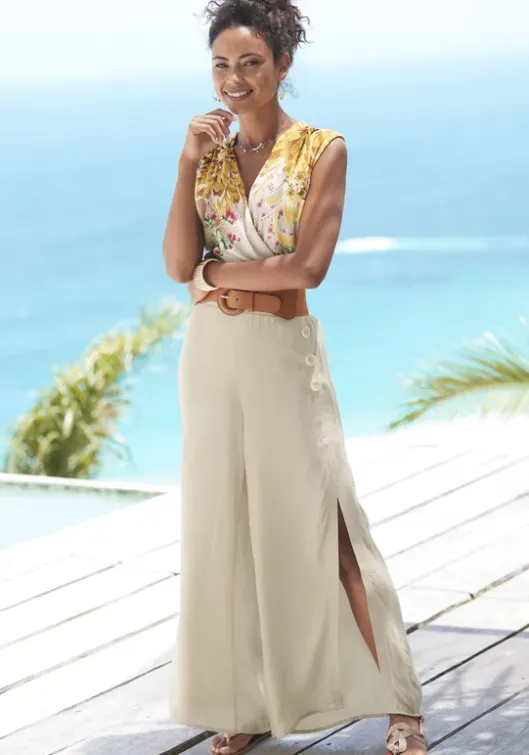Outlet LASCANA Palazzohose Sand