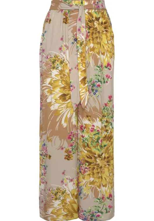 New LASCANA Palazzohose Sand-Gelb Bedruckt