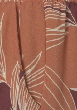 LASCANA Palazzohose Orange-Aubergine Bedruckt