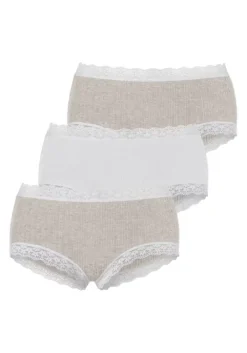 Outlet LASCANA Panty Beige-Meliert, Creme