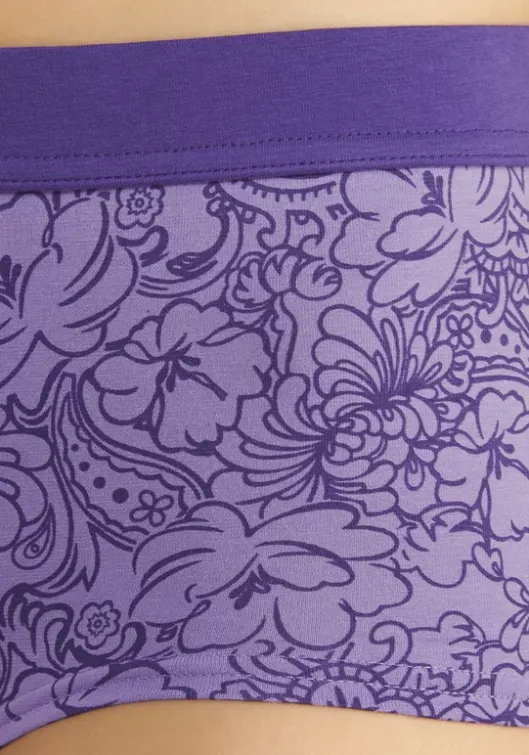 Sale petite fleur Panty Lila, Rot, Weis