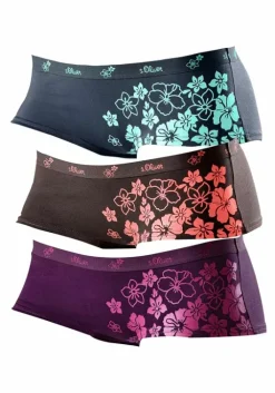 Online s.Oliver Panty Lila, Braun, Anthrazit
