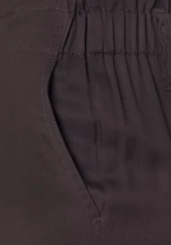 Hot LASCANA Paperbag-Hose Aubergine-Washed