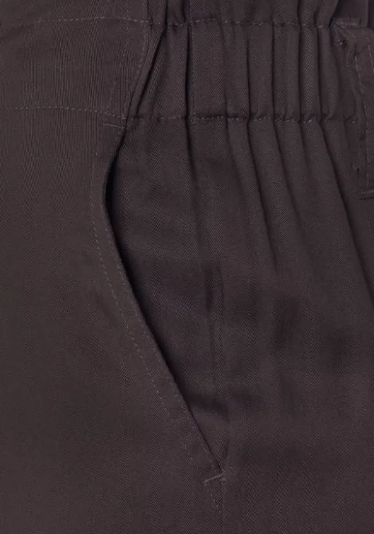 Hot LASCANA Paperbag-Hose Aubergine-Washed