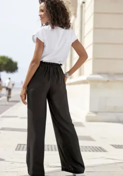 Online LASCANA Paperbag-Hose Schwarz