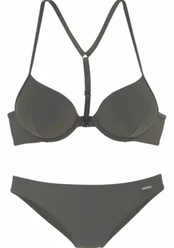 Discount Bruno Banani Push-Up-Bikini Oliv
