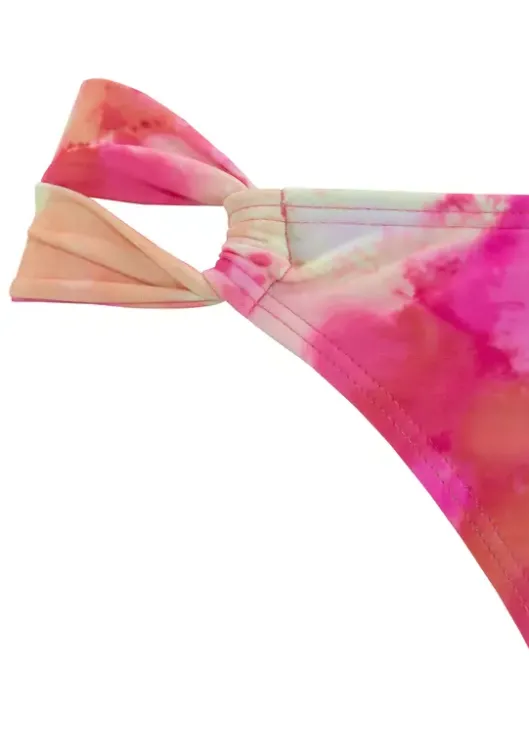 Sale Venice Beach Push-Up-Bikini"Epica" Pink-Orange-Gelb-Bedruckt