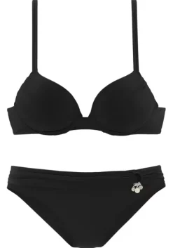 Clearance s.Oliver Push-Up-Bikini"Tonia" Schwarz