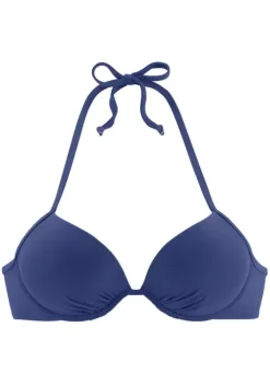 Clearance Buffalo Push-Up-Bikini-Top"Happy" Blau