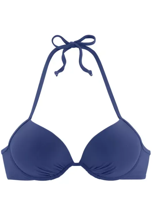 Clearance Buffalo Push-Up-Bikini-Top"Happy" Blau