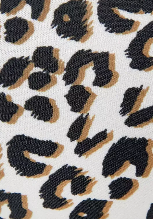 New Buffalo Push-Up-Bikini-Top"Kitty" Braun-Bedruckt