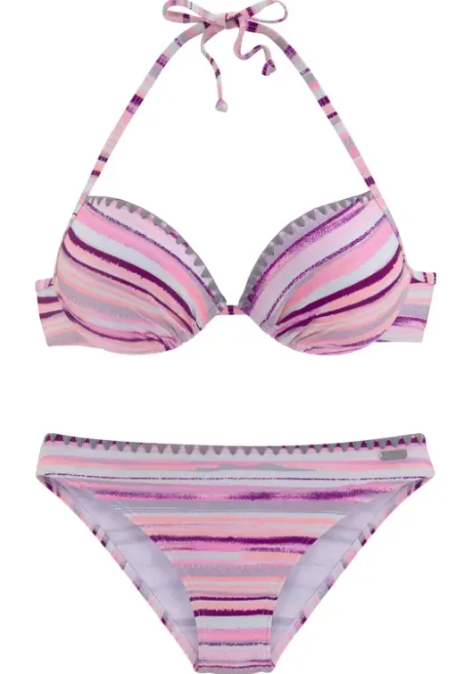 Outlet Push-Up-Bikini"Violet" Kleine Cups