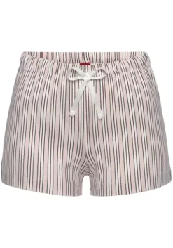 Hot s.Oliver Pyjamashorts Blassrosa-Gestreift