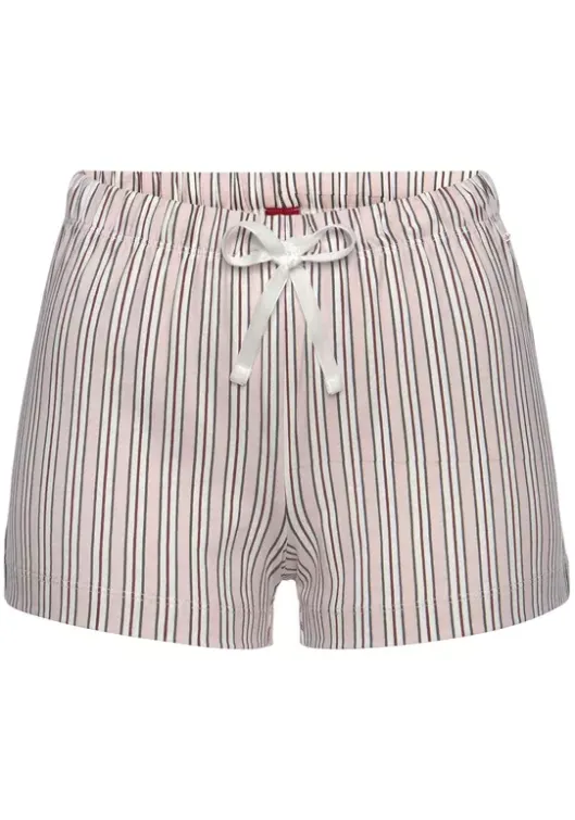 Hot s.Oliver Pyjamashorts Blassrosa-Gestreift
