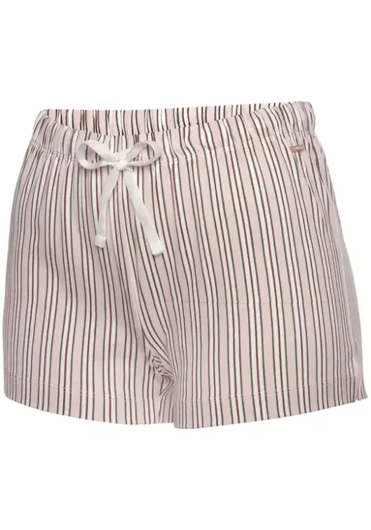 Hot s.Oliver Pyjamashorts Blassrosa-Gestreift