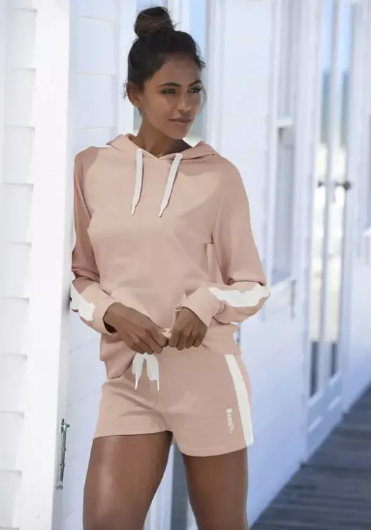 Outlet Bench. Relaxshorts"-Kurze Hose" Beige-Weis
