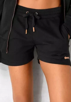 Best Bench. Relaxshorts"-Kurze Sweathose" Schwarz