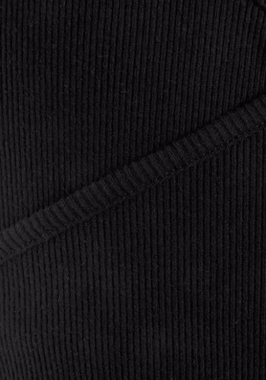 Hot LASCANA Ripptanktop Schwarz