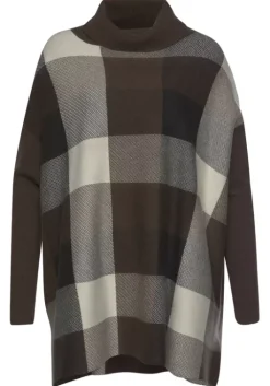 Discount LASCANA Rollkragenpullover Braun-Kariert