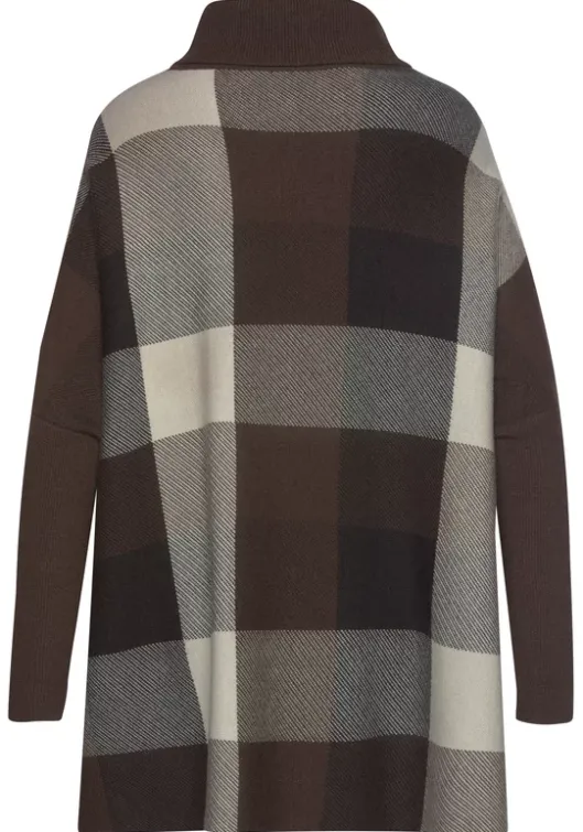 Discount LASCANA Rollkragenpullover Braun-Kariert