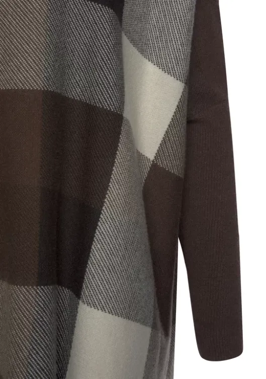 Discount LASCANA Rollkragenpullover Braun-Kariert